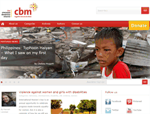Tablet Screenshot of blog.cbmuk.org.uk